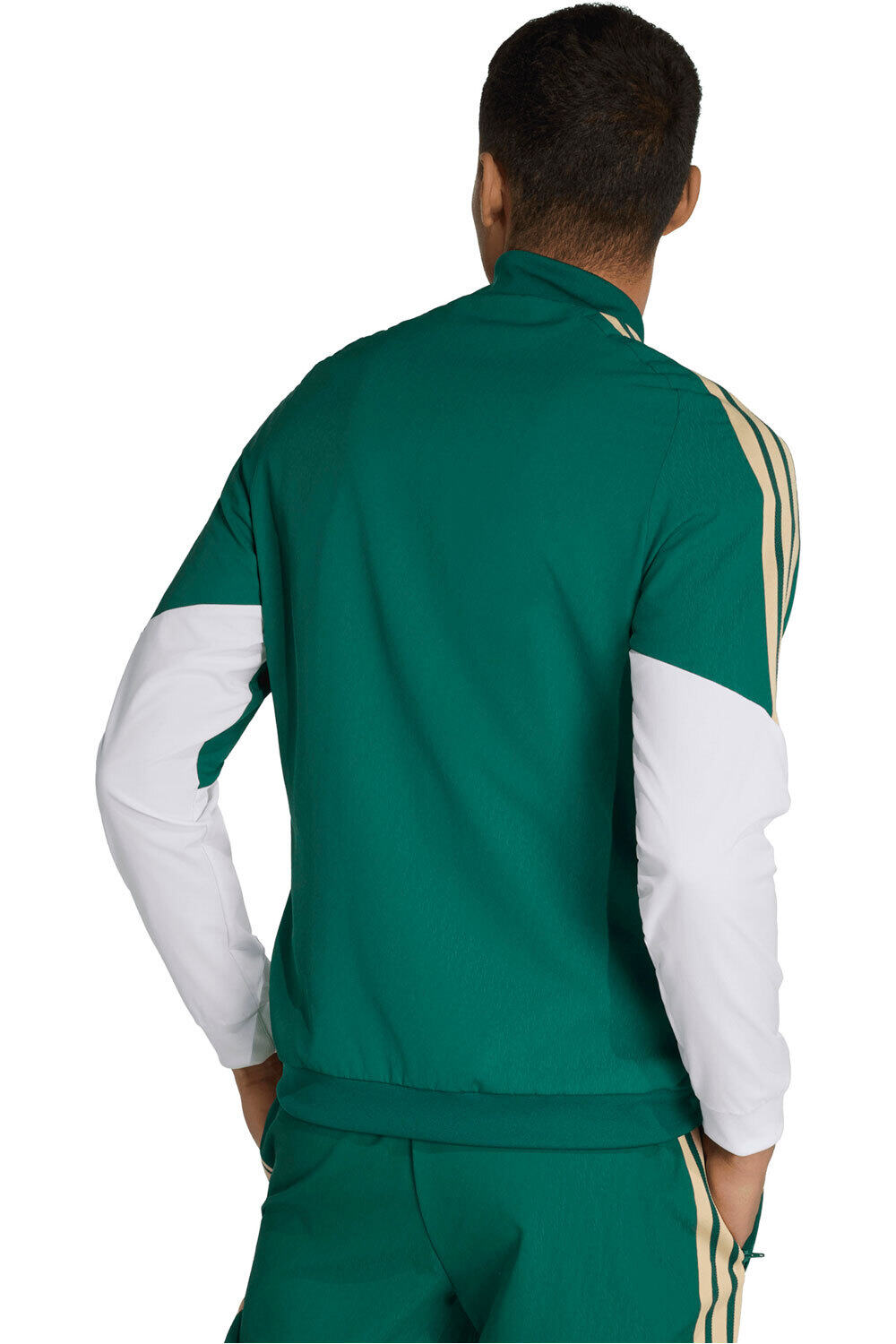 adidas sudadera entrenamiento fútbol ITALIA MUNDIAL 2026 VERDE vista trasera