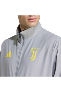 adidas sudadera entrenamiento fútbol JUVENTUS 25/26 PREMATCH GRIS vista detalle