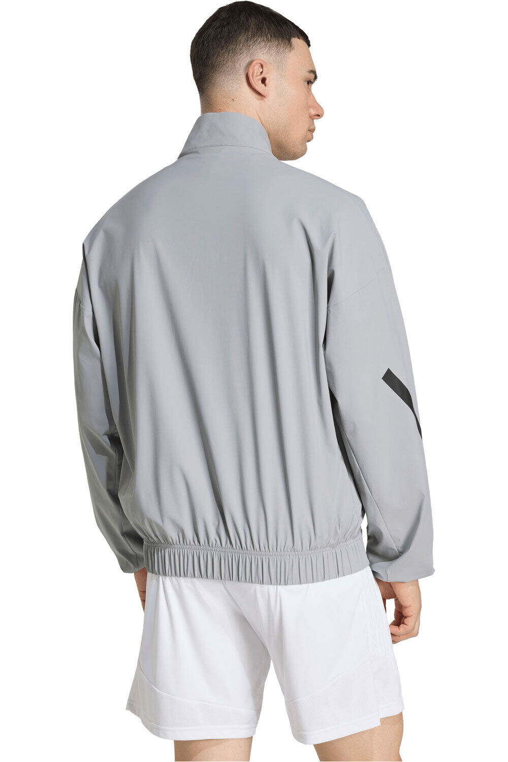 adidas sudadera entrenamiento fútbol JUVENTUS 25/26 PREMATCH GRIS vista trasera