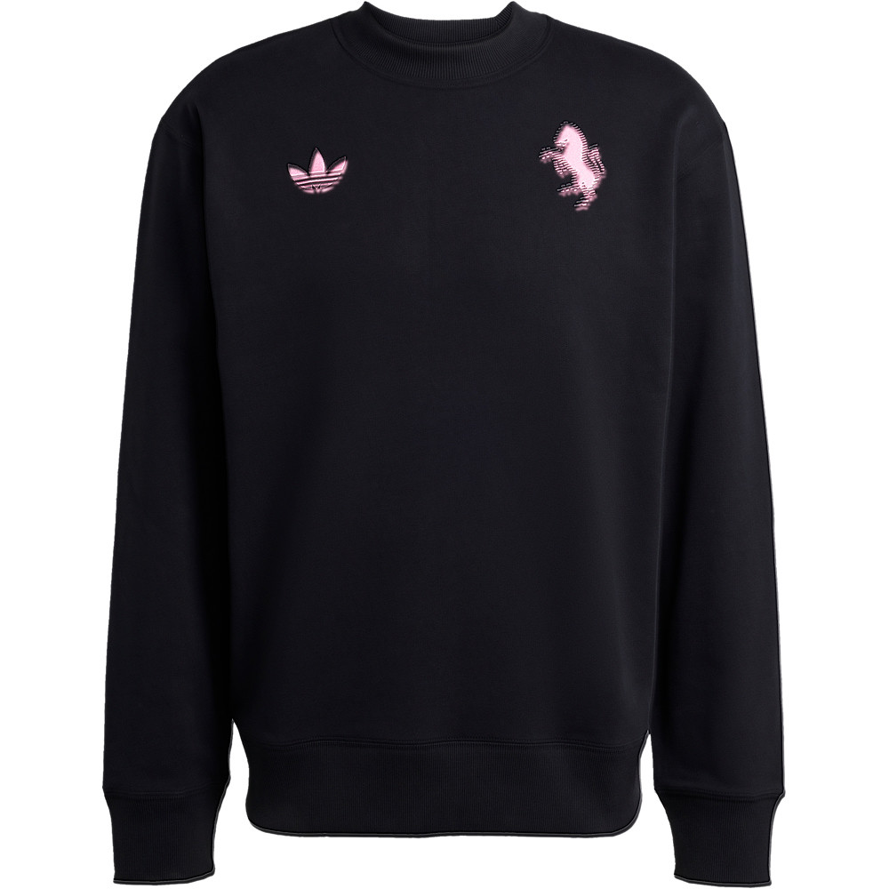 adidas sudadera entrenamiento fútbol JUVENTUS LFSTLR NEGRO 04