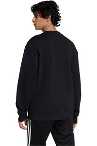 adidas sudadera entrenamiento fútbol JUVENTUS LFSTLR NEGRO vista trasera