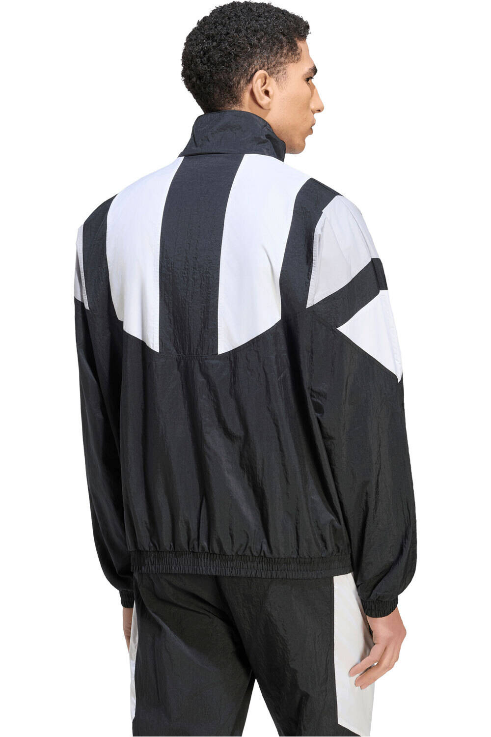 adidas sudadera entrenamiento fútbol JUVENTUS TURIN EQT NEGRO vista trasera