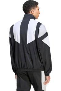 adidas sudadera entrenamiento fútbol JUVENTUS TURIN EQT NEGRO vista trasera