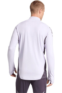 adidas sudadera entrenamiento fútbol MANCHESTER UNITED 25/26 ENTRENAMIENTO MORADO vista trasera
