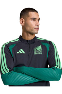 adidas sudadera entrenamiento fútbol MEXICO MUNDIAL 2026 ENTRENAMIENTO NEGRO vista detalle