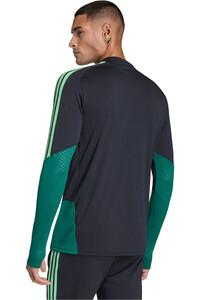 adidas sudadera entrenamiento fútbol MEXICO MUNDIAL 2026 ENTRENAMIENTO NEGRO vista trasera