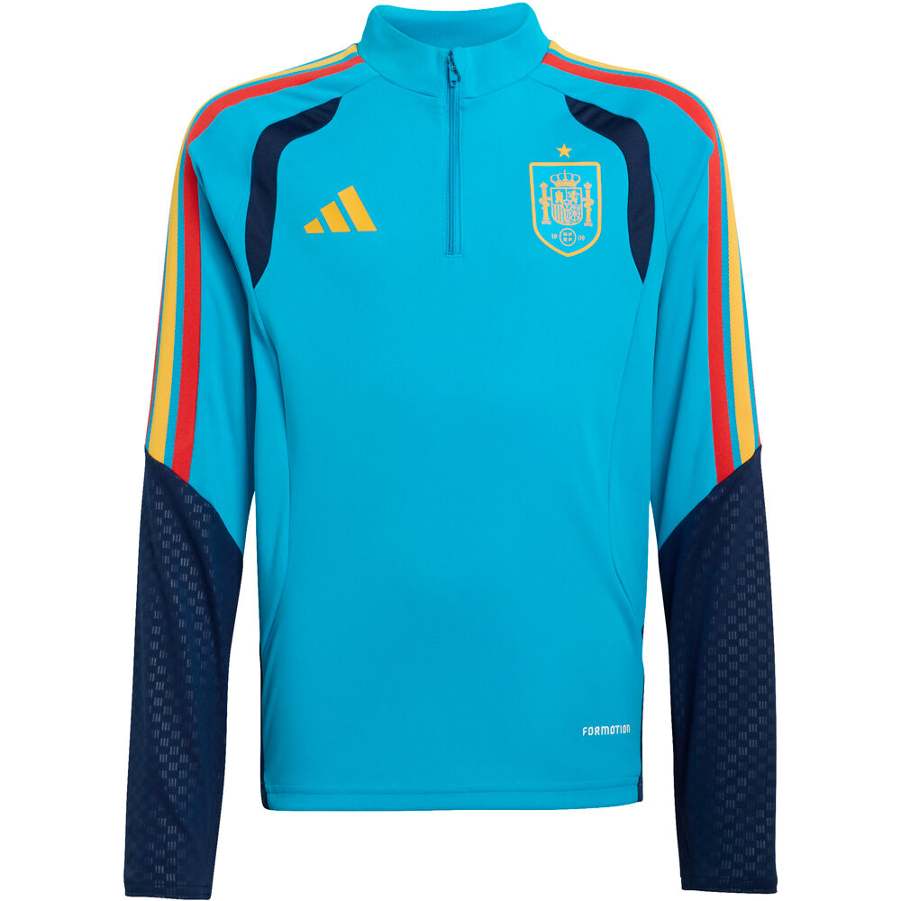 adidas sudadera entrenamiento fútbol niño ESPAÑA MUNDIAL 2026 ENTRENAMIENTO AZUL 04