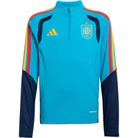 adidas sudadera entrenamiento fútbol niño ESPAÑA MUNDIAL 2026 ENTRENAMIENTO AZUL 04