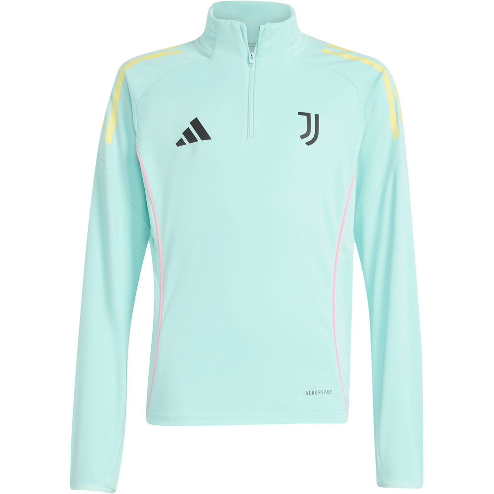 adidas sudadera entrenamiento fútbol niño JUVENTUS 25/26 ENTRENAMIENTO VERDE 04