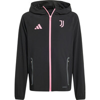 adidas sudadera entrenamiento fútbol niño JUVENTUS 25/26 TRAVEL NEGRO 04