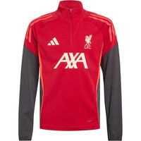 adidas sudadera entrenamiento fútbol niño LIVERPOOL 25/26 ENTRENAMIENTO ROJO 04