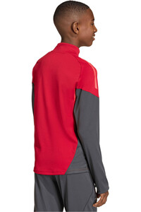 adidas sudadera entrenamiento fútbol niño LIVERPOOL 25/26 ENTRENAMIENTO ROJO vista trasera
