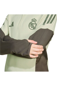 adidas sudadera entrenamiento fútbol niño REAL MADRID 25/26 ENTRENAMIENTO VERDE 03