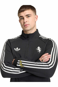 adidas sudadera entrenamiento fútbol ORIGINALS JUVENTUS NEGRO vista detalle