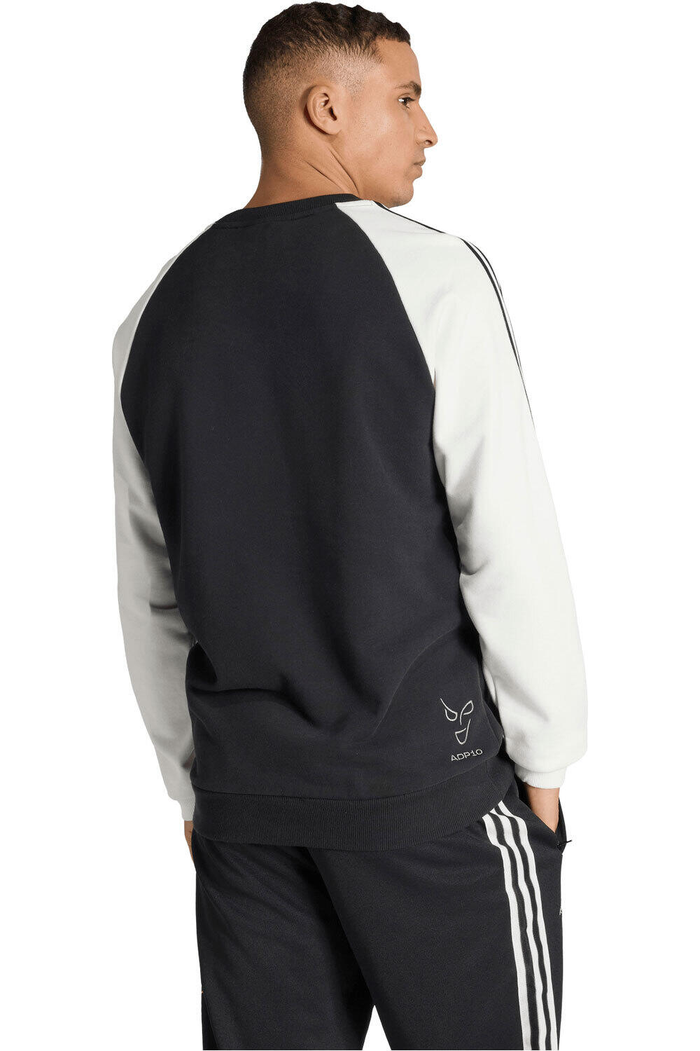 adidas sudadera entrenamiento fútbol ORIGINALS JUVENTUS NEGRO vista trasera
