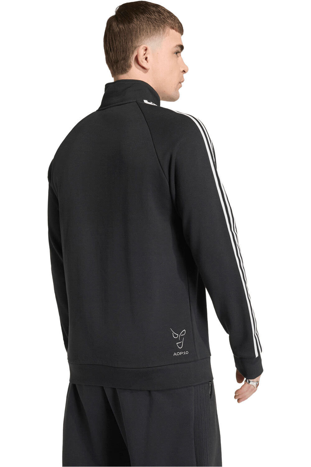 adidas sudadera entrenamiento fútbol ORIGINALS JUVENTUS NEGRO vista trasera