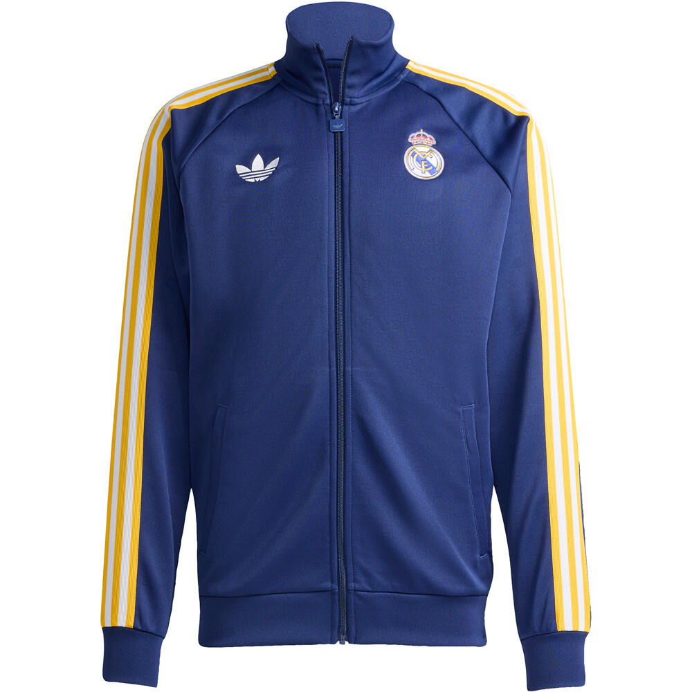 adidas sudadera entrenamiento fútbol ORIGINALS REAL MADRID AZUL 04