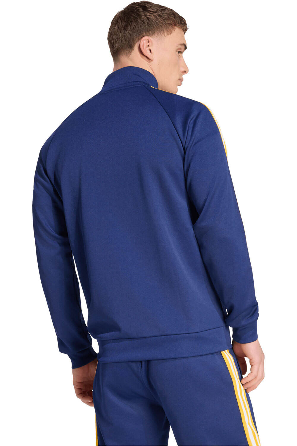 adidas sudadera entrenamiento fútbol ORIGINALS REAL MADRID AZUL vista trasera