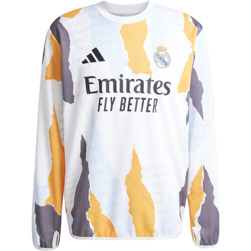ADIDAS REAL MADRID 24/25 PREMATCH blanco