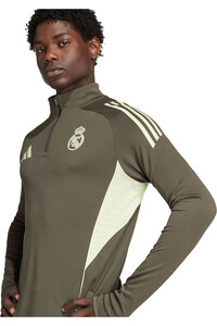 adidas sudadera entrenamiento fútbol REAL MADRID 25/26 ENTRENAMIENTO GRIS 03