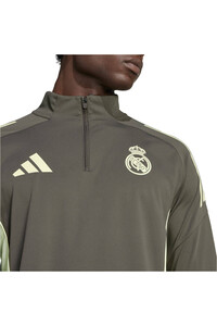 adidas sudadera entrenamiento fútbol REAL MADRID 25/26 ENTRENAMIENTO GRIS 04