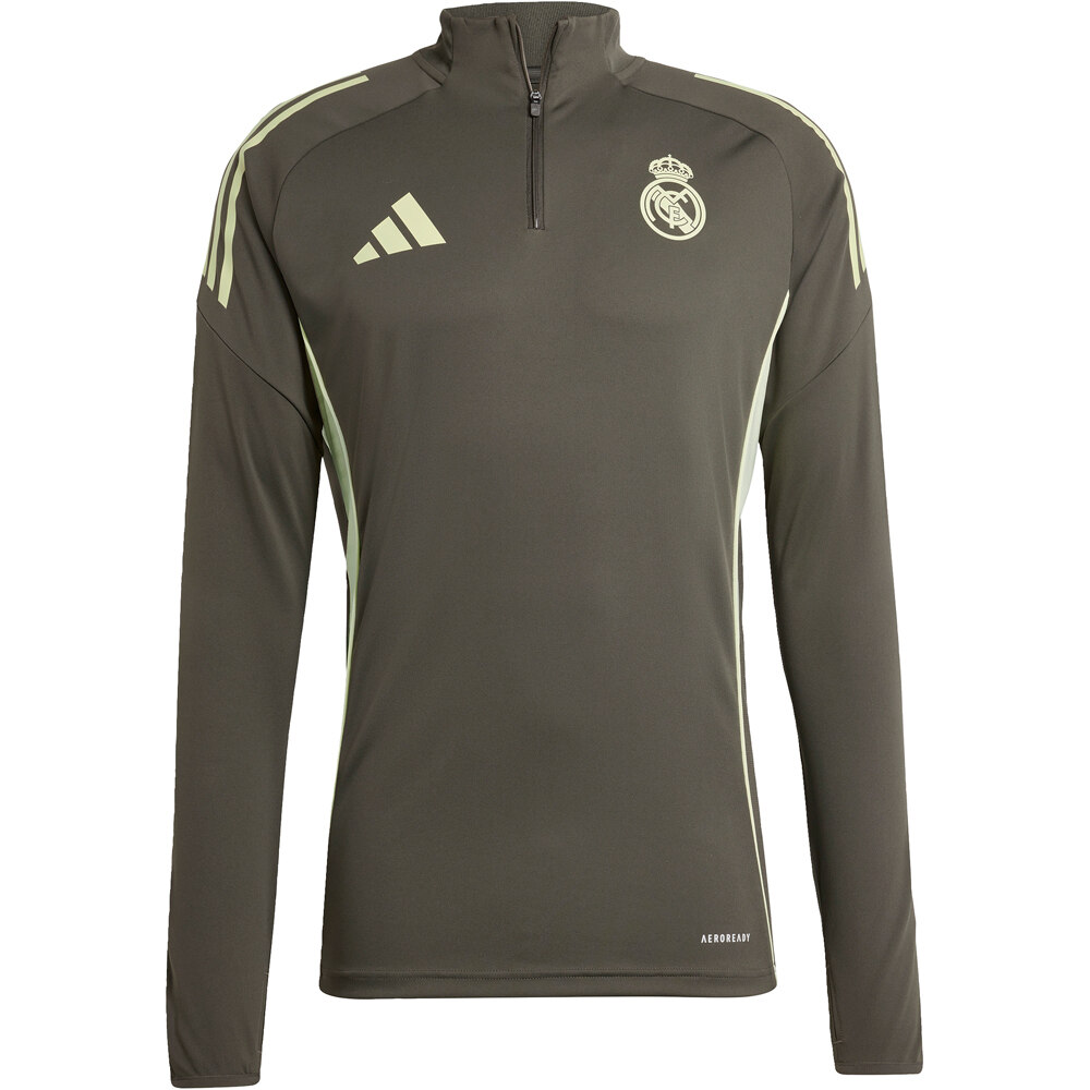 adidas sudadera entrenamiento fútbol REAL MADRID 25/26 ENTRENAMIENTO GRIS 05