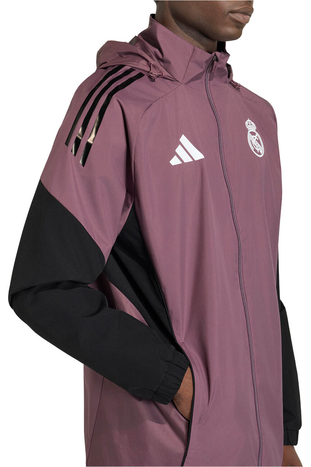 adidas sudadera entrenamiento fútbol REAL MADRID 25/26 MORADO 03