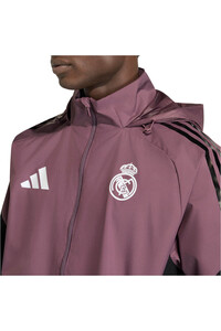 adidas sudadera entrenamiento fútbol REAL MADRID 25/26 MORADO vista detalle