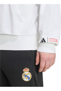 adidas sudadera entrenamiento fútbol REAL MADRID AVENGERS BLANCO 03