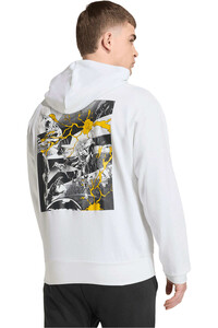 adidas sudadera entrenamiento fútbol REAL MADRID AVENGERS BLANCO vista trasera