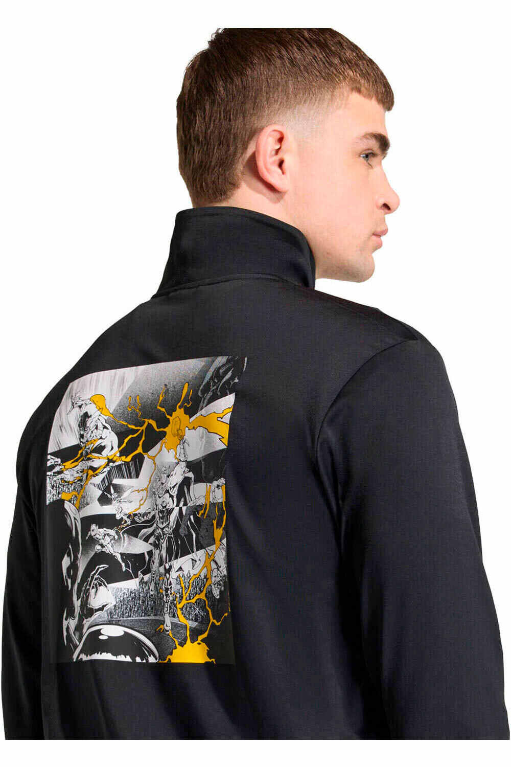 adidas sudadera entrenamiento fútbol REAL MADRID AVENGERS NEGRO vista detalle