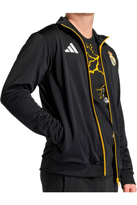 adidas sudadera entrenamiento fútbol REAL MADRID AVENGERS NEGRO vista trasera