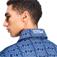 adidas sudadera entrenamiento fútbol REAL MADRID LFSTLR AZUL vista detalle