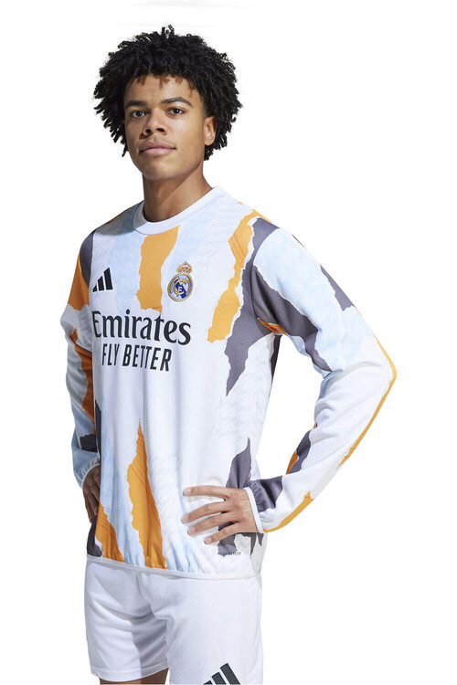 ADIDAS REAL MADRID 24/25 PREMATCH blanco