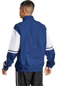 adidas sudadera entrenamiento fútbol SQUADRA25 PRESENTATION AZUL vista trasera