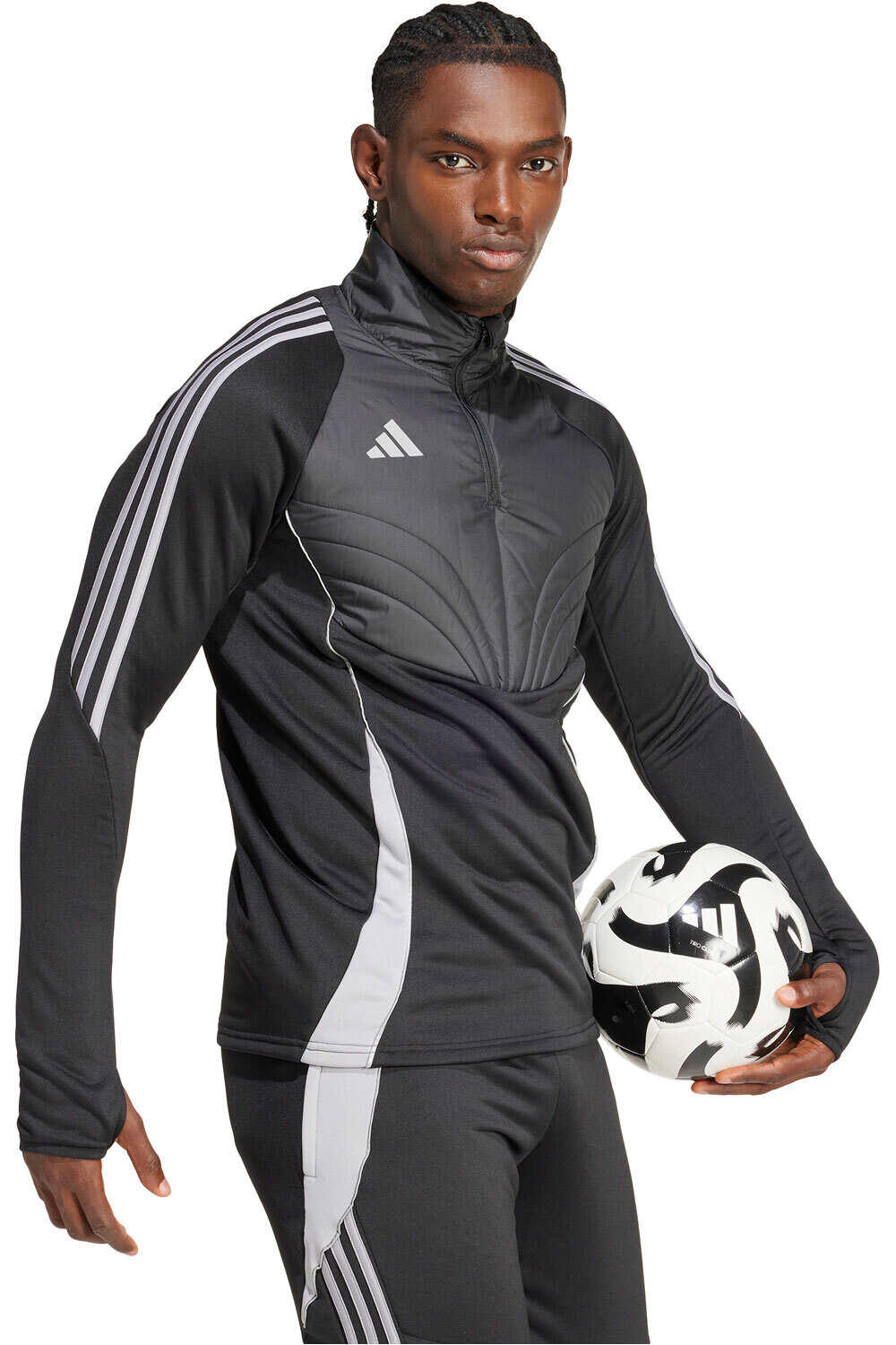 adidas sudadera entrenamiento fútbol TIRO24 WINTERIZED NEGRO vista detalle