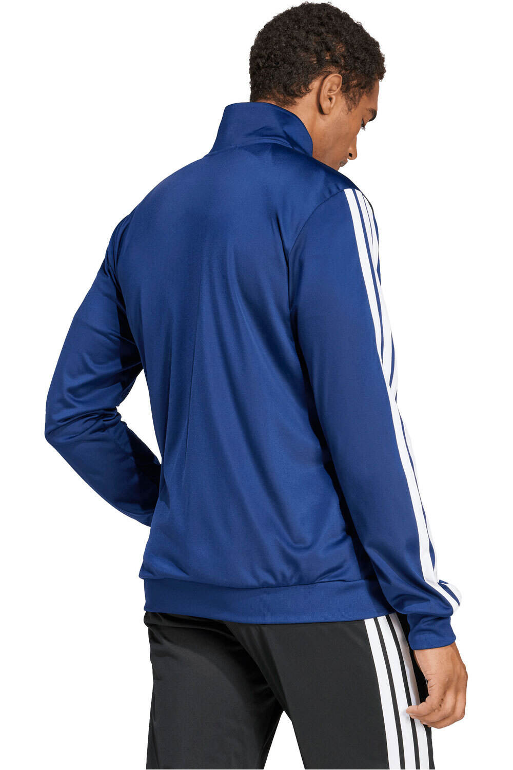 adidas sudadera hombre 3 STRIPES AZUL vista trasera