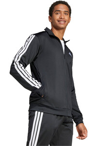 adidas sudadera hombre 3 STRIPES NEGRO vista detalle