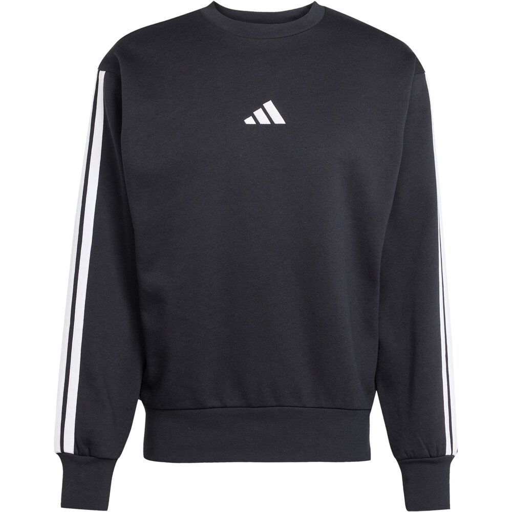 adidas sudadera hombre 3 STRIPES NEGRO vista detalle