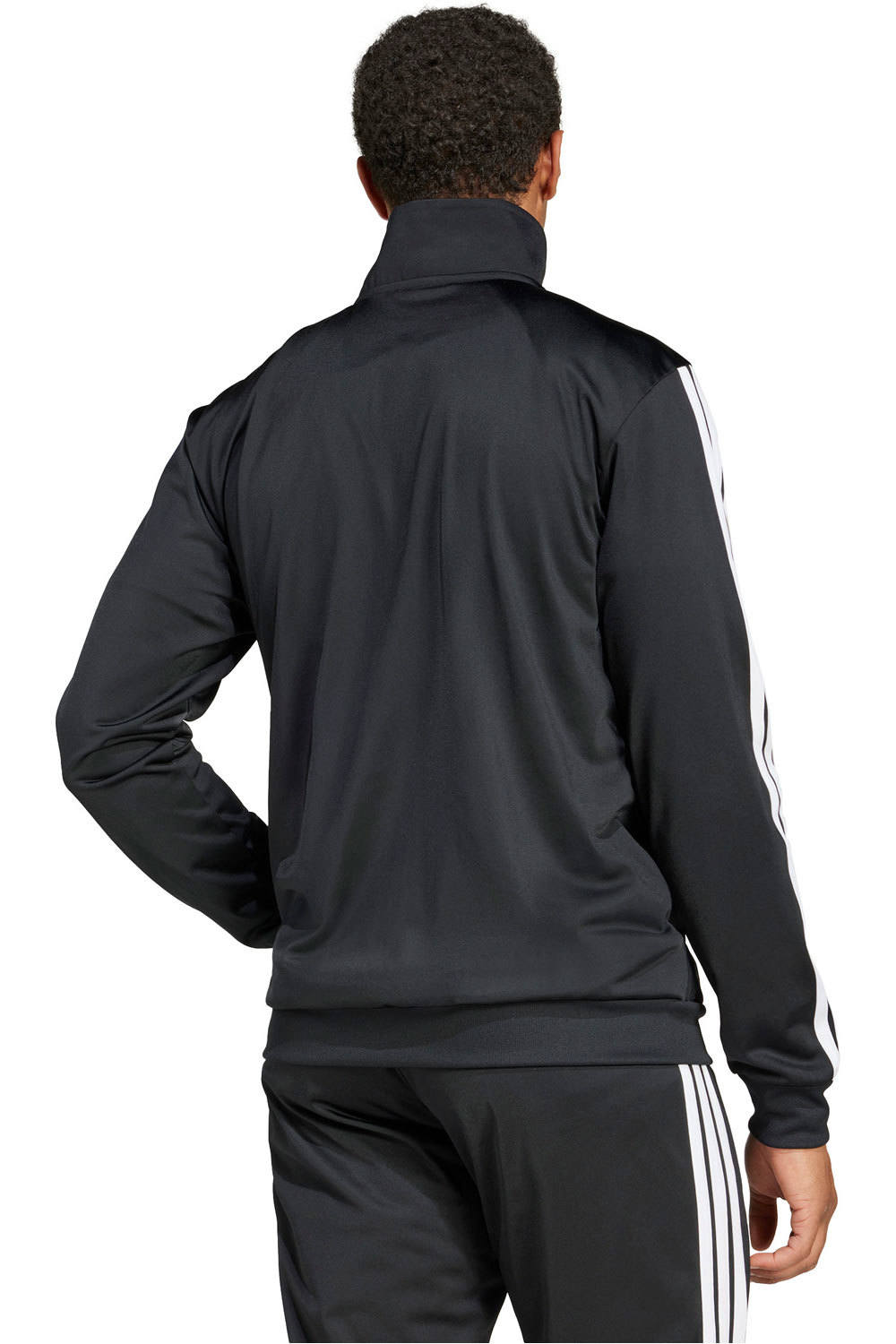 adidas sudadera hombre 3 STRIPES NEGRO vista trasera