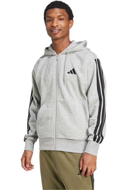 ADIDAS ESSENTIALS 3 STRIPES gris