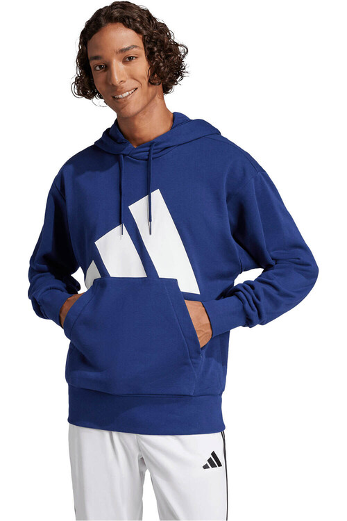 ADIDAS ESSENTIALS BIG LOGO FRENCH TERRY azul
