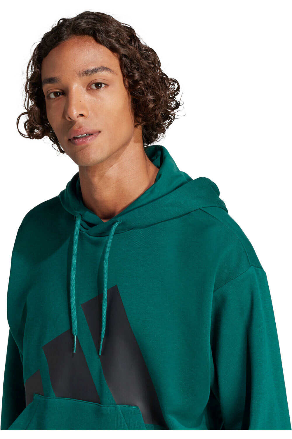 adidas sudadera hombre ESSENTIALS BIG LOGO VERDE 03