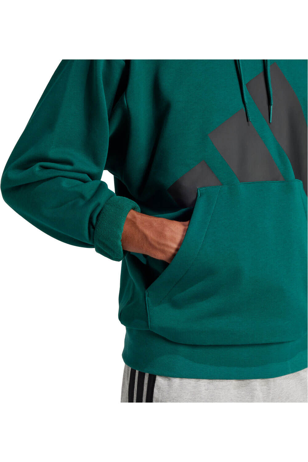 adidas sudadera hombre ESSENTIALS BIG LOGO VERDE 04