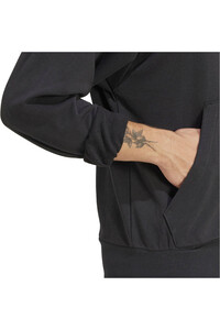 adidas sudadera hombre ESSENTIALS FEELCOZY NEGRO vista detalle