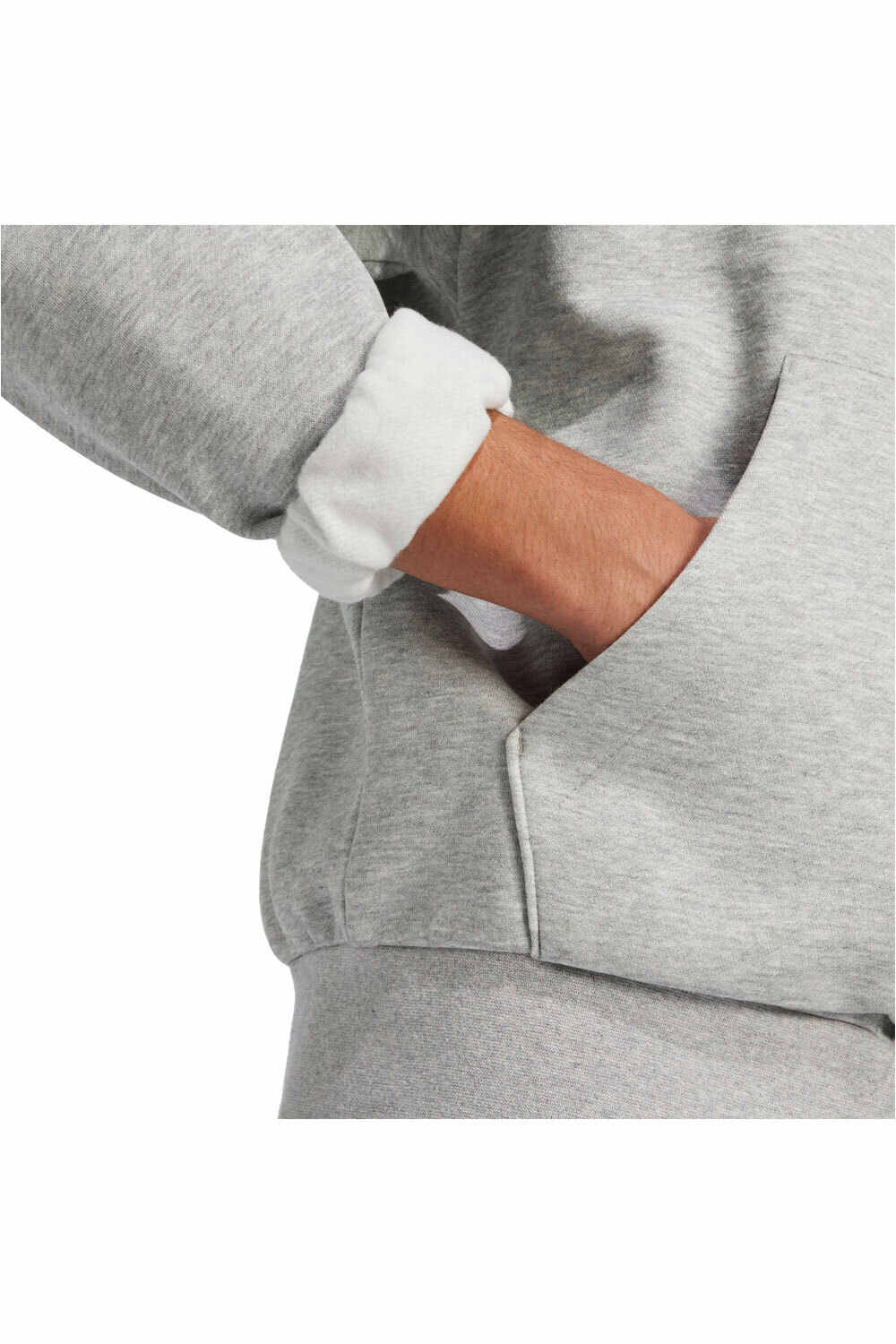 adidas sudadera hombre ESSENTIALS LINEAR GRIS 03