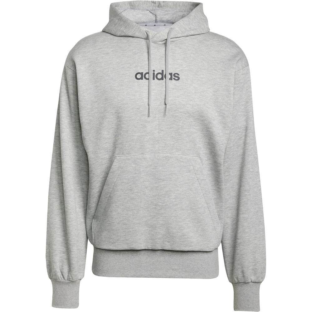 adidas sudadera hombre ESSENTIALS LINEAR GRIS 05