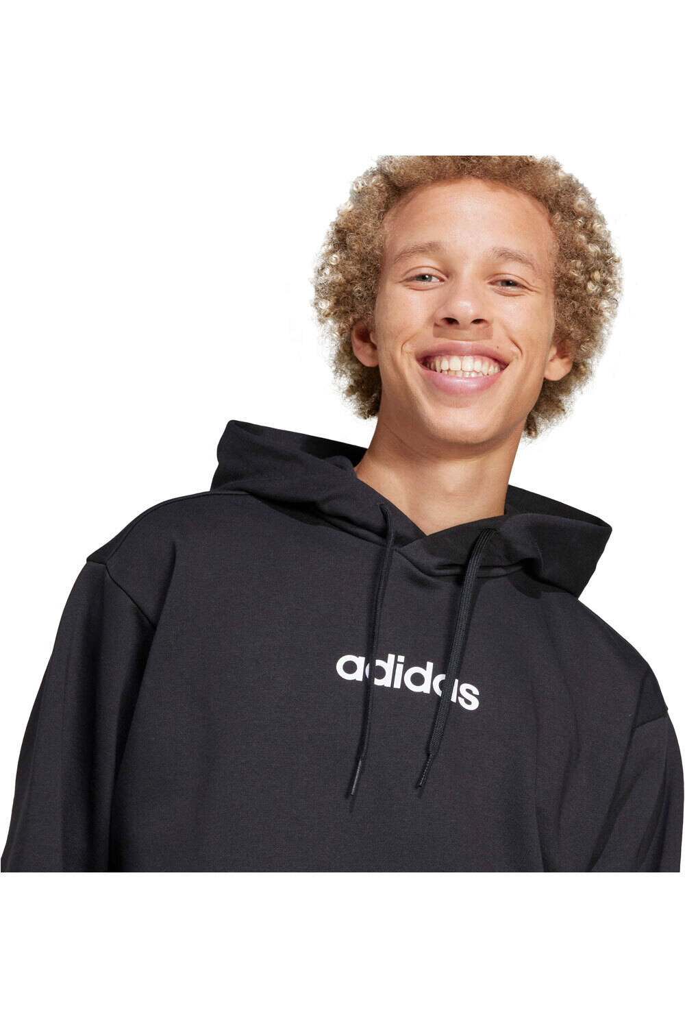 adidas sudadera hombre ESSENTIALS LINEAR NEGRO 04
