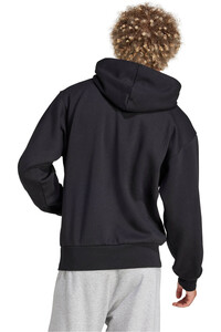 adidas sudadera hombre ESSENTIALS LINEAR NEGRO vista trasera