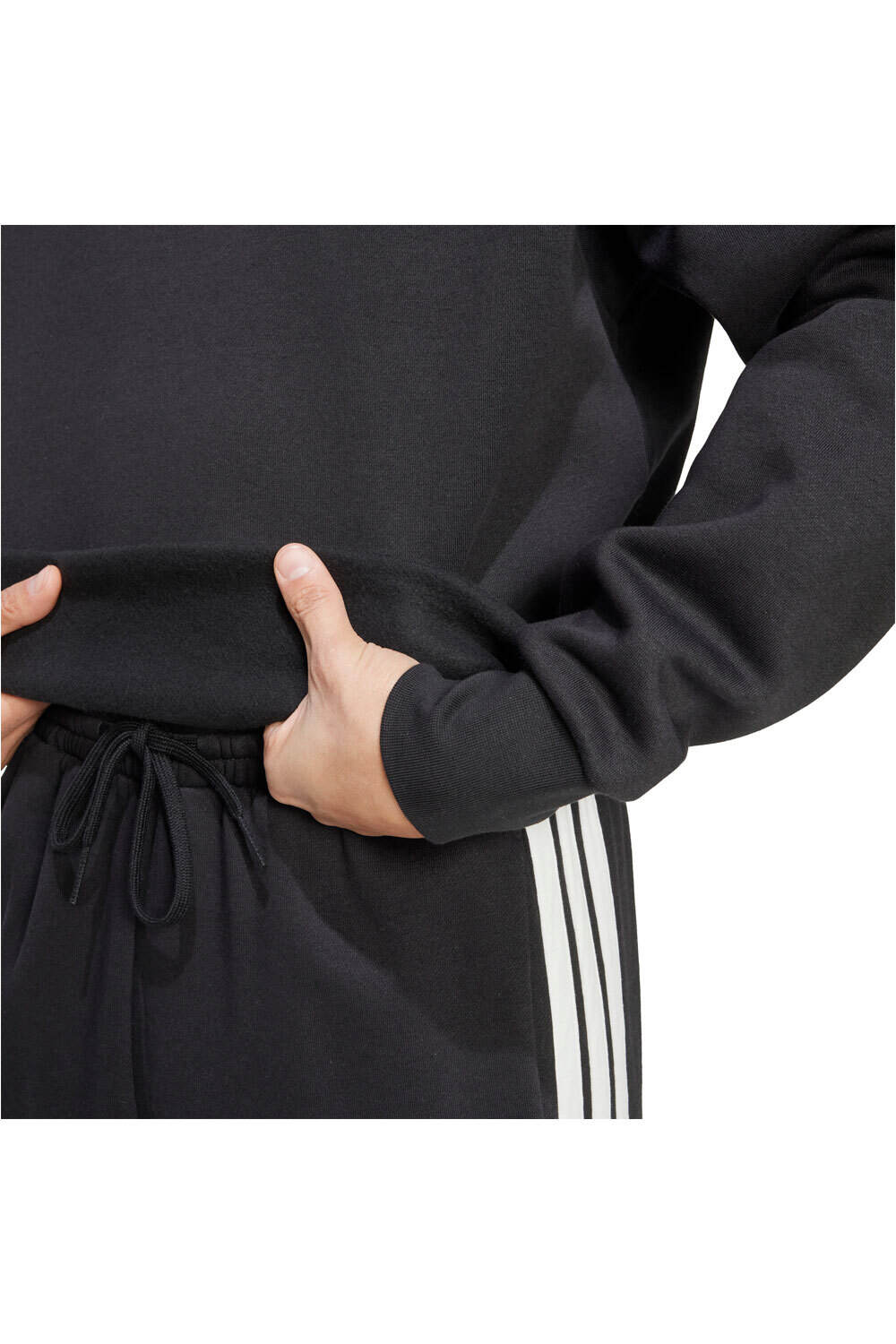 adidas sudadera hombre ESSENTIALS NEGRO 04